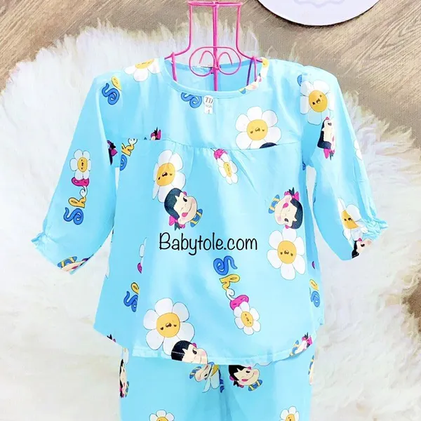 Đồ bộ TOLE Bé Gái Dài ( 5-7 kg ) size 2