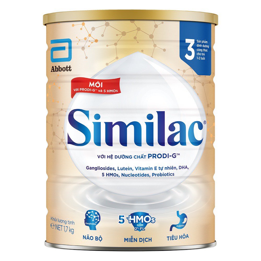 Sữa Similac 5HMOs số 3 - 1.7kg (1 - 2 tuổi)