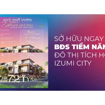 Giá bán giỏ hàng phân khu Izumi Canaria mở bán tháng 11 năm 2025