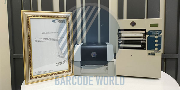 Giấy chứng nhận độc quyền máy in tem RING của Thế Giới Mã Vạch barcodeworld Giấy chứng nhận độc quyền máy in tem RING của Thế Giới Mã Vạch barcodeworld