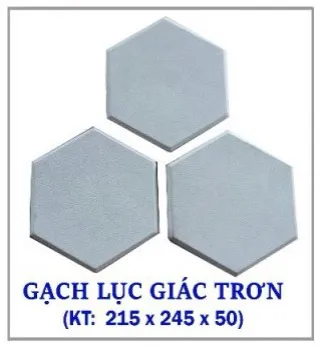 Gạch Lục Giác Trơn