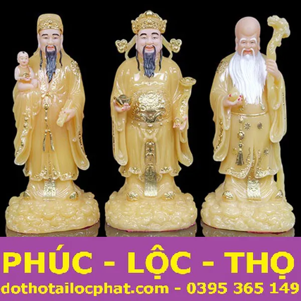 8 mẫu tượng Phúc Lộc Thọ phong thủy đẹp nhất