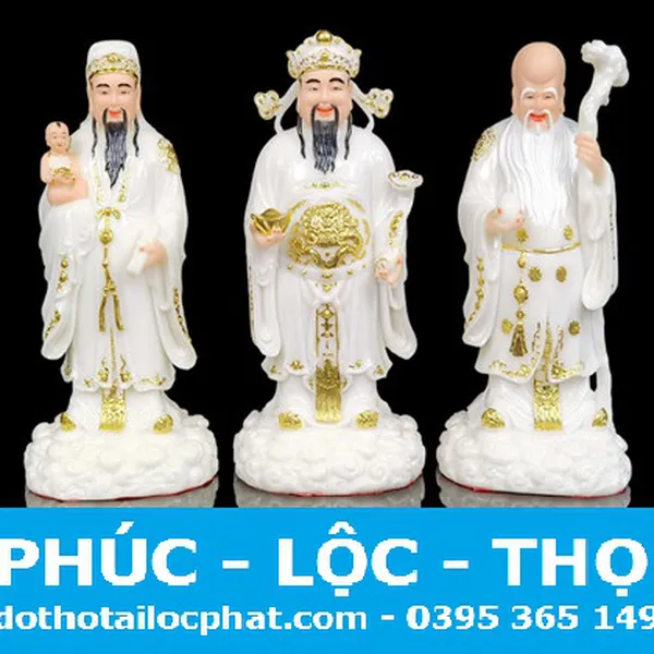 8 mẫu tượng Phúc Lộc Thọ phong thủy đẹp nhất