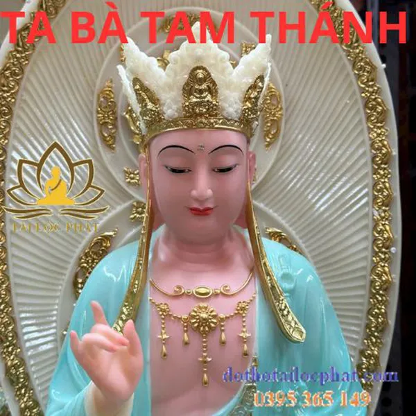 Mẫu tượng ta bà tam thánh đep nhất