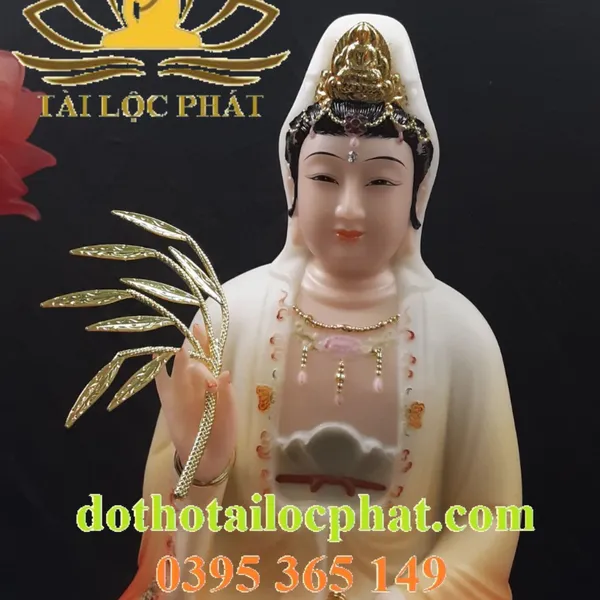 Tượng mẹ quan thế âm bồ tát bắng đá cao cấp