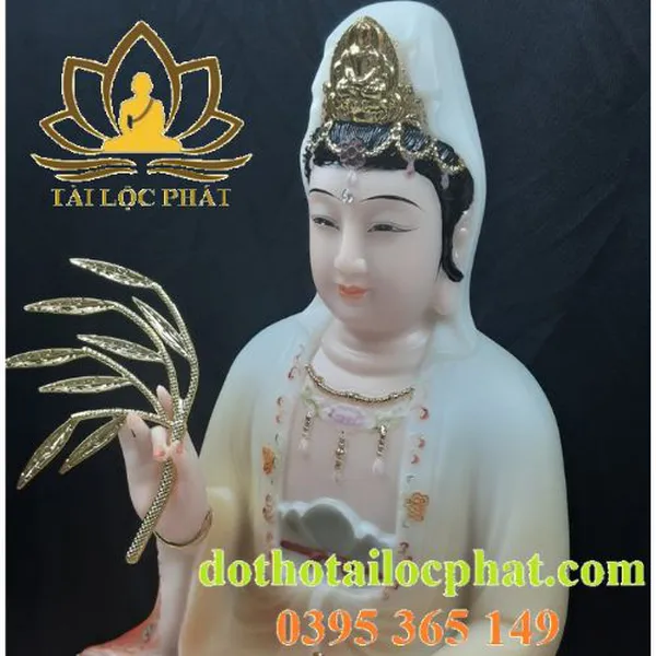 Tượng Mẹ Quan Thế Âm bằng đá ngọc đẹp nhất