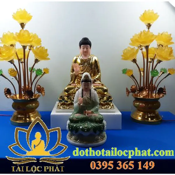 Đèn thờ thủy lưu ly