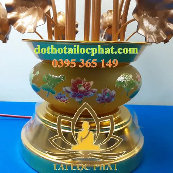 Đèn thờ thủy lưu ly