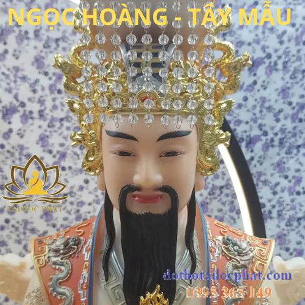 Tượng ngọc hoàng và tây mẫu nương nương