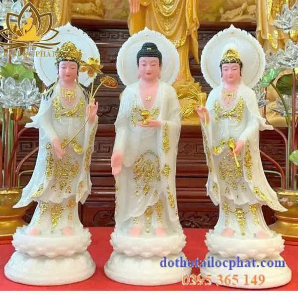 Mẫu tượng tam thánh phật đẹp nhất