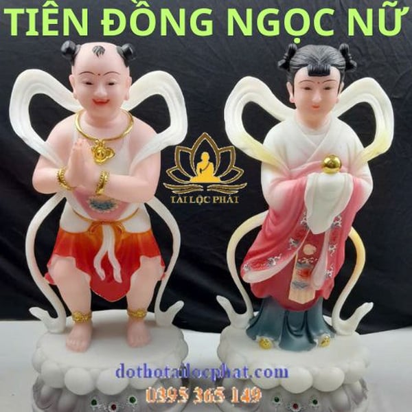 Tượng tiên đồng ngọc nữ (thiện tài đồng tử)