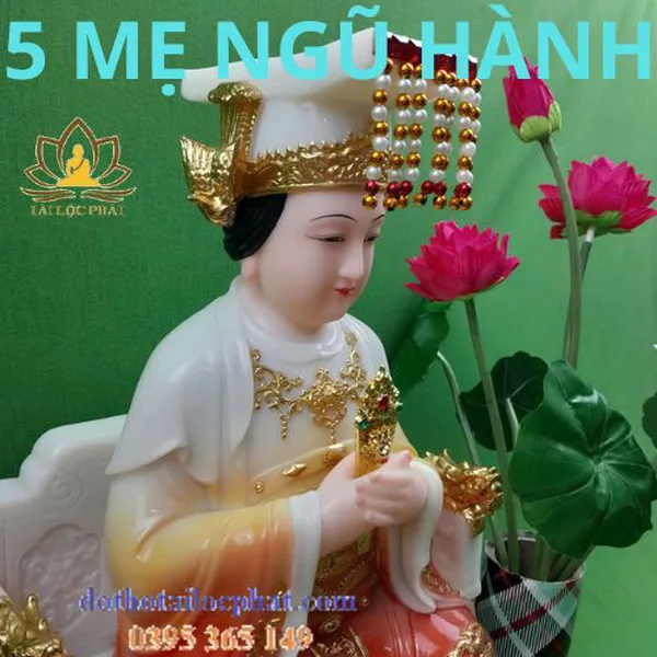 Bộ tượng 5 mẹ ngũ hành nhập khẩu