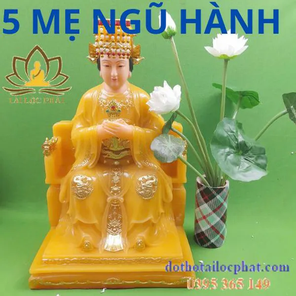Bộ tượng 5 mẹ ngũ hành nhập khẩu