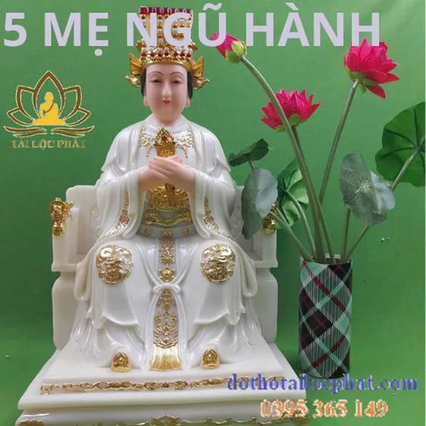 Bộ tượng 5 mẹ ngũ hành nhập khẩu
