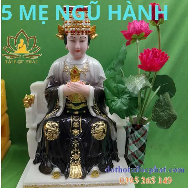 Bộ tượng 5 mẹ ngũ hành nhập khẩu