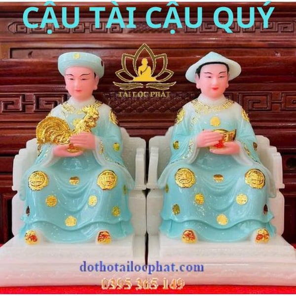 Tượng cậu tài cậu quý cao 25cm