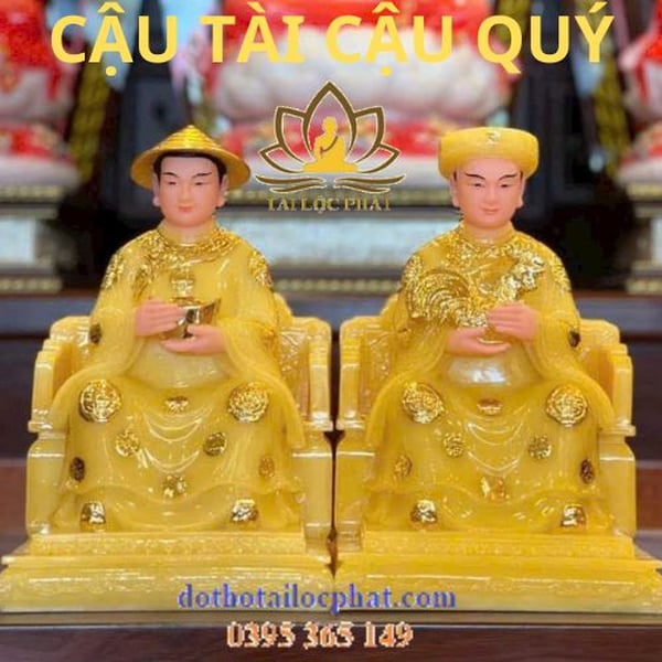 Tượng cậu tài cậu quý cao 25cm