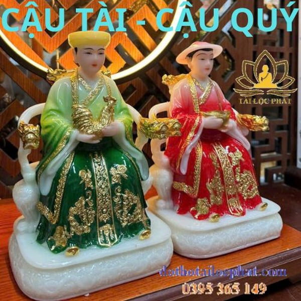 Tượng cậu tài cậu quý cao 25cm