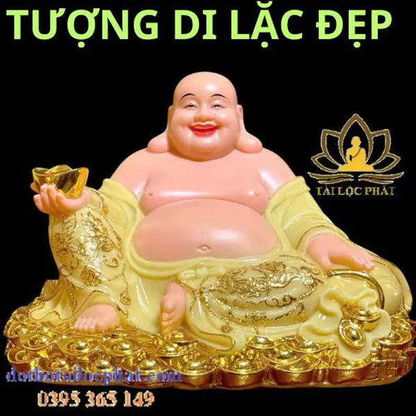 Tôn tượng di lặc đẹp hoan hỉ