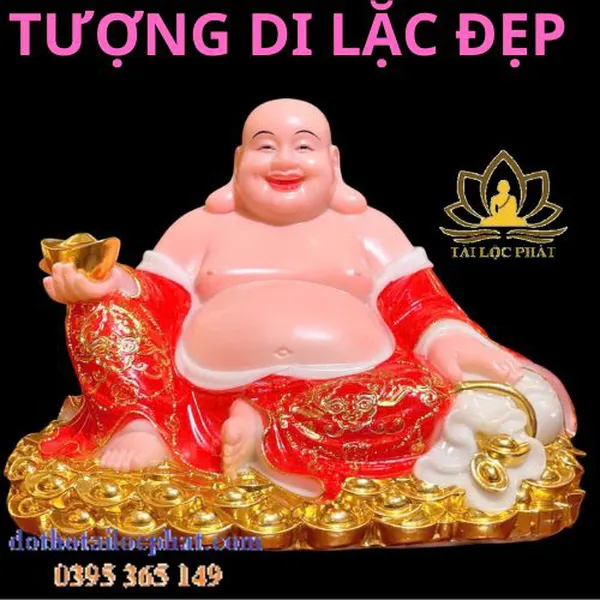 Tôn tượng di lặc đẹp hoan hỉ
