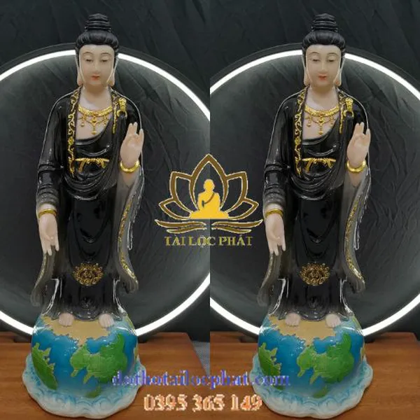 Tượng Địa Mẫu bằng bột đá đẹp nhất 2024
