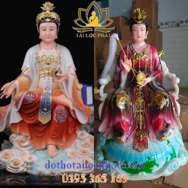Tượng Địa Mẫu bằng bột đá đẹp nhất 2024