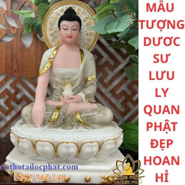 Mẫu tượng dươc sư đẹp hoan hỉ
