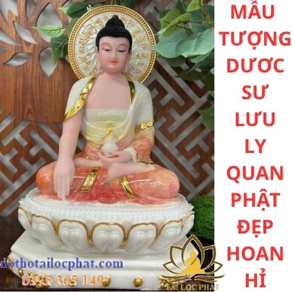 Mẫu tượng dươc sư đẹp hoan hỉ