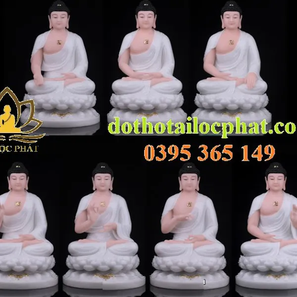 Tượng phật dược sư trắng DS-010