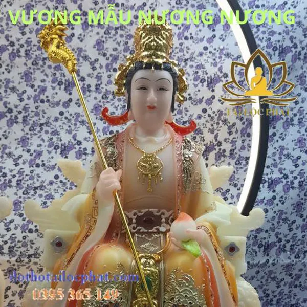 Tượng ngọc hoàng và vương mẫu cao 30cm