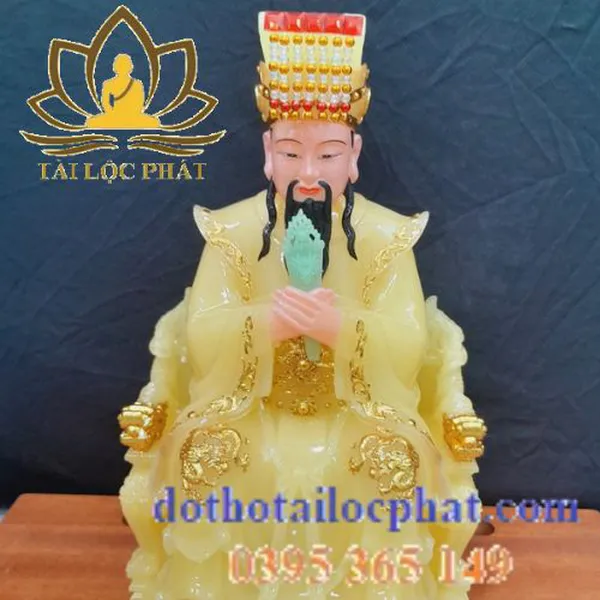 Tượng Ngọc Hoàng Thượng Đế cao 30cm