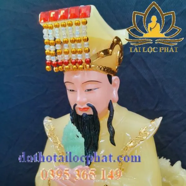 Tượng Ngọc Hoàng Thượng Đế cao 30cm