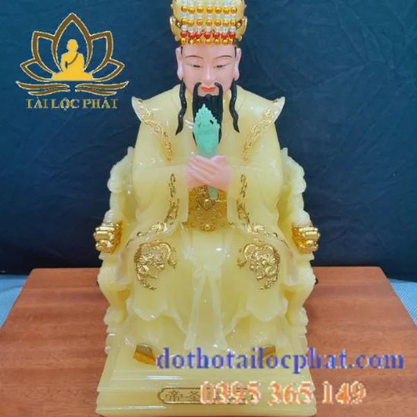 Tượng Ngọc Hoàng Thượng Đế cao 30cm