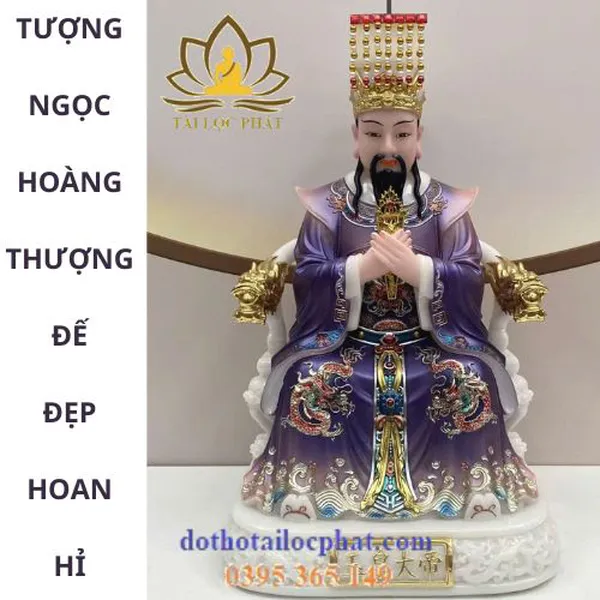 9 mẫu tượng Ngọc Hoàng Thượng Đế đẹp
