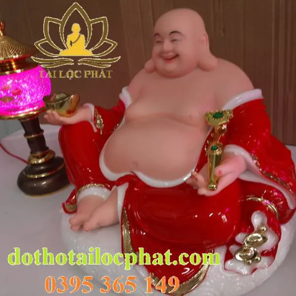 Mẫu tượng di lặc đỏ đẹp nhất hiện nay