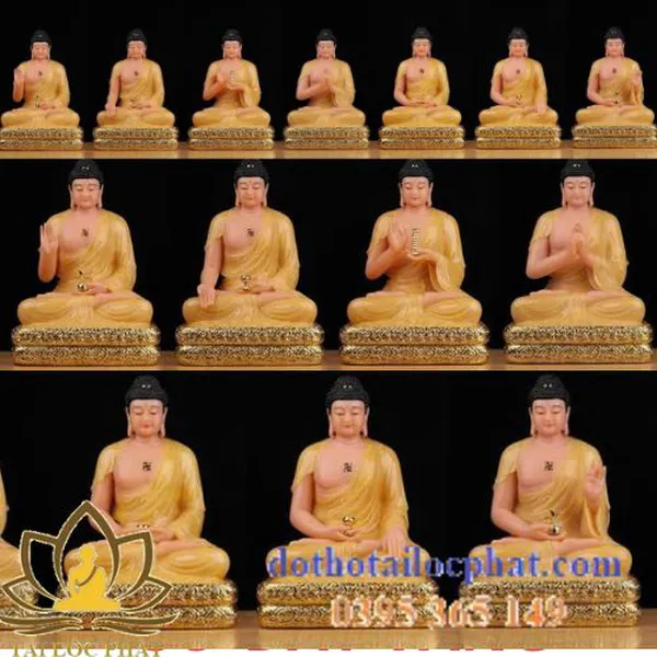 Tượng Dược Sư dát vàng 8403