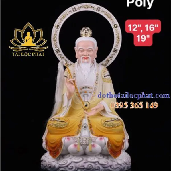 Tượng Thái Thượng Lão Quân cao 40cm