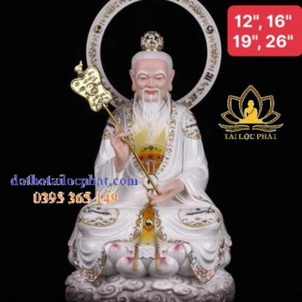 Tượng Thái Thượng Lão Quân cao 40cm