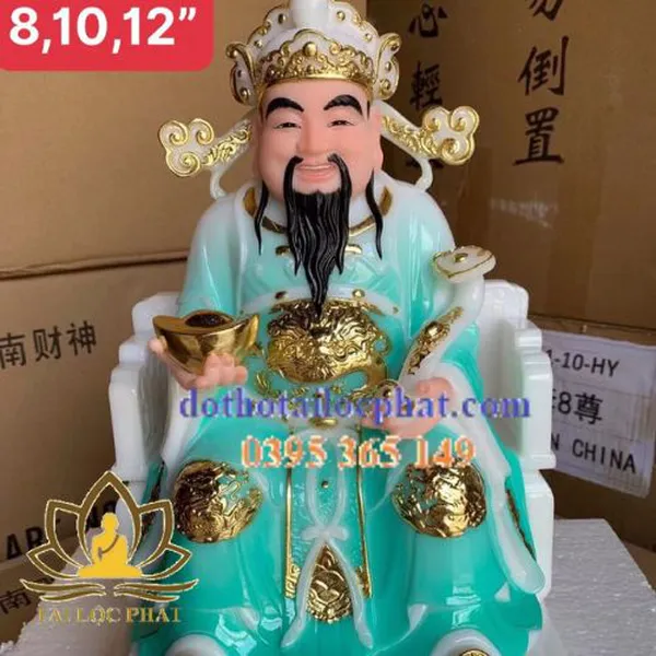 Bộ 3 ông Thần Tài - Thần Tiền - Ông Địa