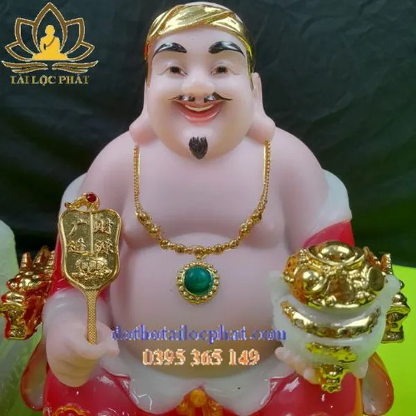 Tượng thần tài thần tiền ông địa đỏ đẹp