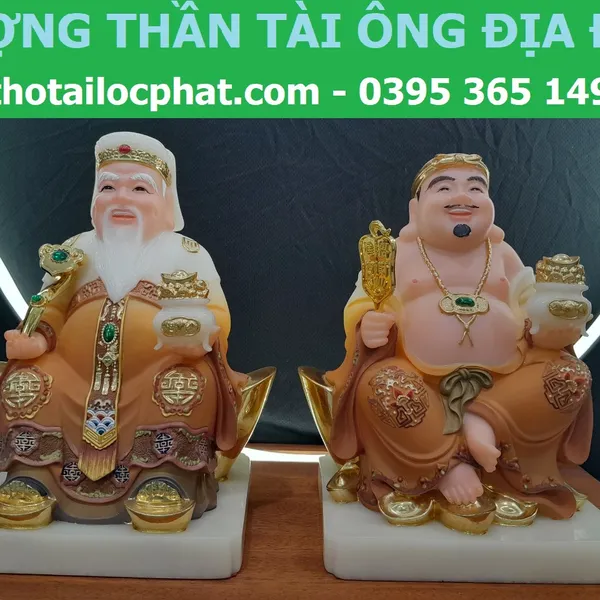 Mẫu tượng Thần Tài Ông Địa hút tài lộc năm mới