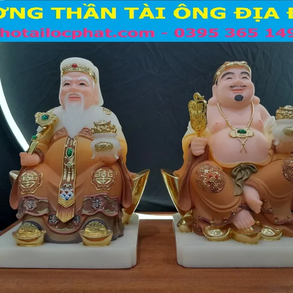 Mẫu tượng Thần Tài Ông Địa hút tài lộc năm mới