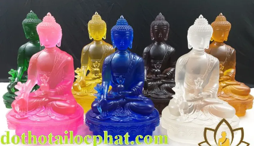 TƯỢNG PHẬT DƯỢC SƯ MÀU LƯU LY DS-013