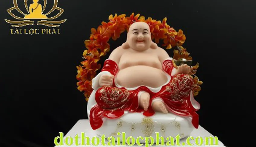 Mệnh Thổ chọn tượng Phật Di Lặc màu nào?