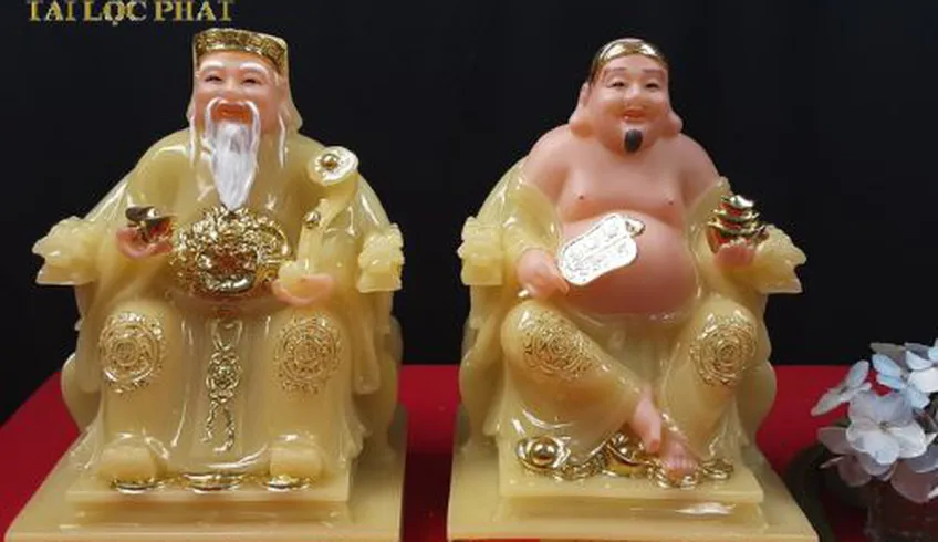 Tượng thần tài ông địa bằng đá thạch như thế nào?