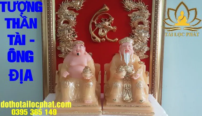 Tượng Thần Tài Thổ Địa mua may bán đắt