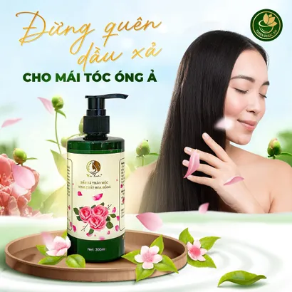 Dầu Xả Thảo Mộc Tinh Chất Hoa Hồng - Chai 300ml