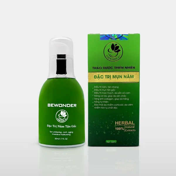 Tinh Chất Trị Nám Tận Gốc Bewonder - Hỗ Trợ Trị Mụn, Tàn Nhang, Đồi Mồi,... Chai 50ml