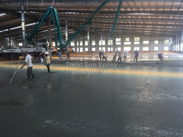 Sàn bê tông đạt chuẩn cho sơn epoxy. Sàn bê tông đạt chuẩn cho sơn epoxy.