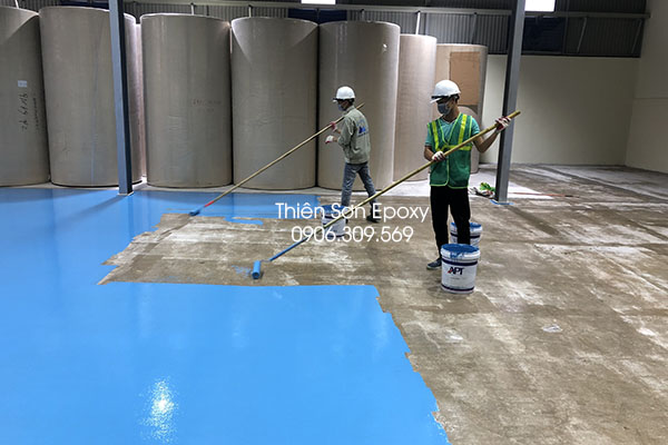 Thi công sơn phủ ADG20 lớp 1. Thi công sơn phủ ADG20 lớp 1.